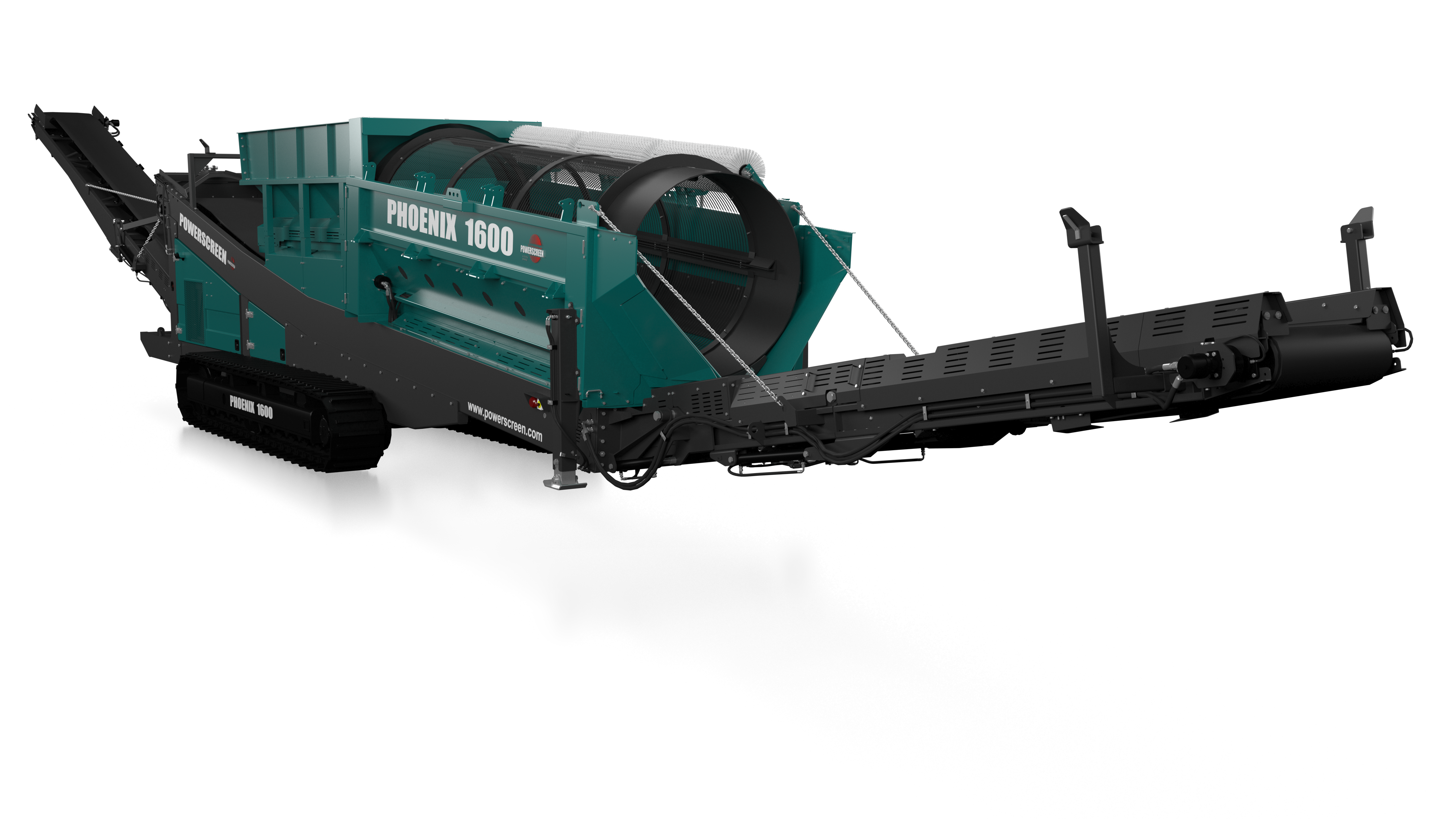 Phoenix 1600 Track Trommel – Emerald Equipment Systems Inc